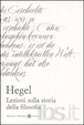 Cover of Lezioni sulla storia della filosofia