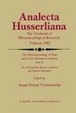 Cover of Analecta Husserliana