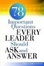 Cover of "78 Important Questions Every Leader Should Ask and Answer"