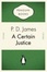 Cover of A Certain Justice