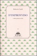 Cover of D'improvviso e altre poesie scelte