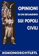 Cover of Opinioni di un selvaggio sui popoli civili