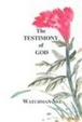 Cover of Testimony of God