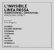 Cover of L' invisibile linea rossa: Osservatorio sull'architettura