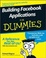 Cover of "Building Facebook Applications For Dummies"