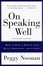 Cover of "On Speaking Well"
