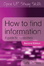 Cover of How to Find Information