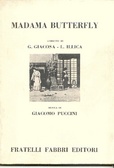 Cover of Madama Butterfly