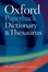 Cover of Oxford Paperback Dictionary and Thesaurus