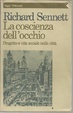 Cover of La coscienza dell'occhio. Progetto e vita sociale nelle città