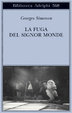 Cover of La fuga del signor Monde