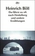 Cover of Du fährst zu oft nach Heidelberg und andere Erzählungen.