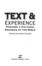 Cover of Text And Experience
