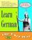 Cover of "Learn German"