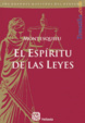 Cover of del Espiritu de las Leyes