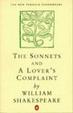 Cover of The Sonnets and A Lover's Complaint