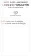 Cover of Liriche e frammenti