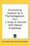 Cover of Handwriting Analysis As A Psychodiagnostic Tool