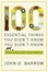 Cover of One Hundred Essential Things You Didn't Know You Didn't Know