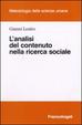 Cover of L' analisi del contenuto nella ricerca sociale
