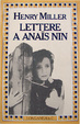 Cover of Lettere a Anais Nin