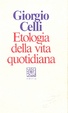 Cover of Etologia della vita quotidiana