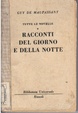 Cover of Racconti del giorno e della notte
