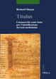 Cover of Titulus