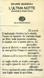Cover of L'ultima notte