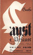 Cover of Faust (I e II parte); Urfaust (2 voll.)