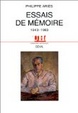 Cover of Essais de mémoire