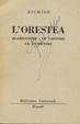 Cover of L'Orestea