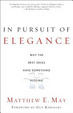 Cover of In Pursuit of Elegance