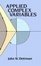 Cover of "Applied Complex Variables"