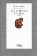 Cover of Que se mueran los feos