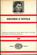 Cover of discorsi a tavola