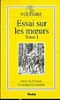 Cover of Essai sur les moeurs et l'esprit des nations et sur les principaux faits de l'histoire depuis Charlemagne jusqu'à Louis XIII, tome 1