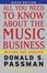 Cover of "All You Need To Know About the Music Business"
