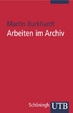 Cover of Arbeiten im Archiv