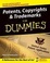 Cover of "Patents, Copyrights & Trademarks for Dummies"