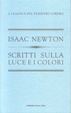 Cover of Scritti sulla luce e i colori