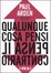 Cover of Qualunque cosa pensi, pensa il contrario