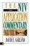 Cover of "The NIV Application Commentary"