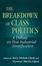 Cover of The Breakdown of Class Politics