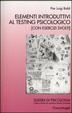 Cover of Elementi introduttivi al testing psicologico