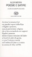 Cover of Poesie e satire
