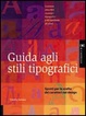 Cover of Guida agli stili tipografici