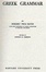 Cover of Greek Grammar