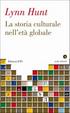 Cover of La storia culturale nell'età globale