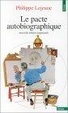 Cover of Le pacte autobiographique
